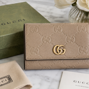 Shop the Gucci Women's Designer Leather Wallet crafted from premium leather with iconic GG hardware. Luxury, elegance, and everyday functionality.