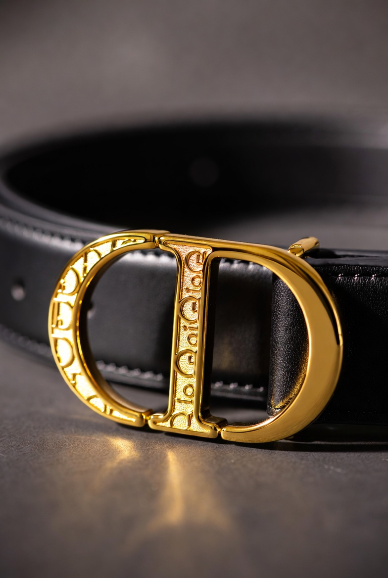 Women's Dior Designer Leather Belt - Image 2