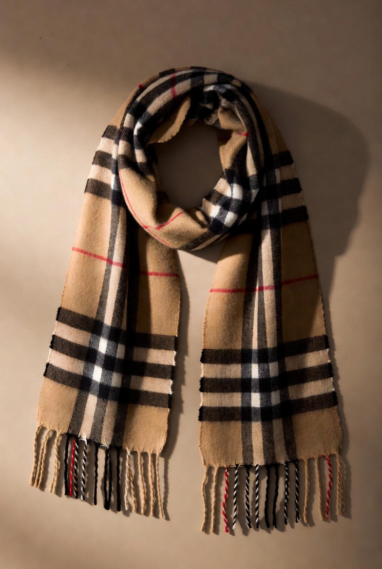Burberry Silk Designer Scarf