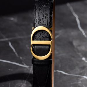 Men's Dior Designer Leather Belt