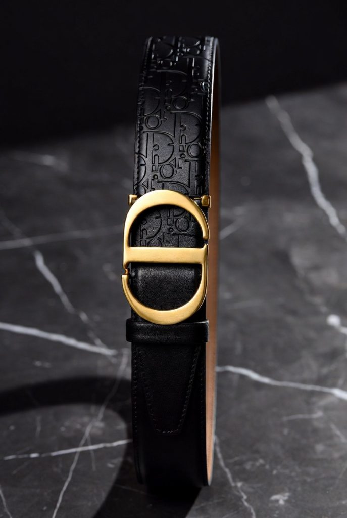 Men's Dior Designer Leather Belt