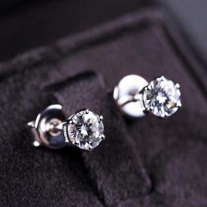 Cartier Diamond Stud Earrings – Classic Luxury
