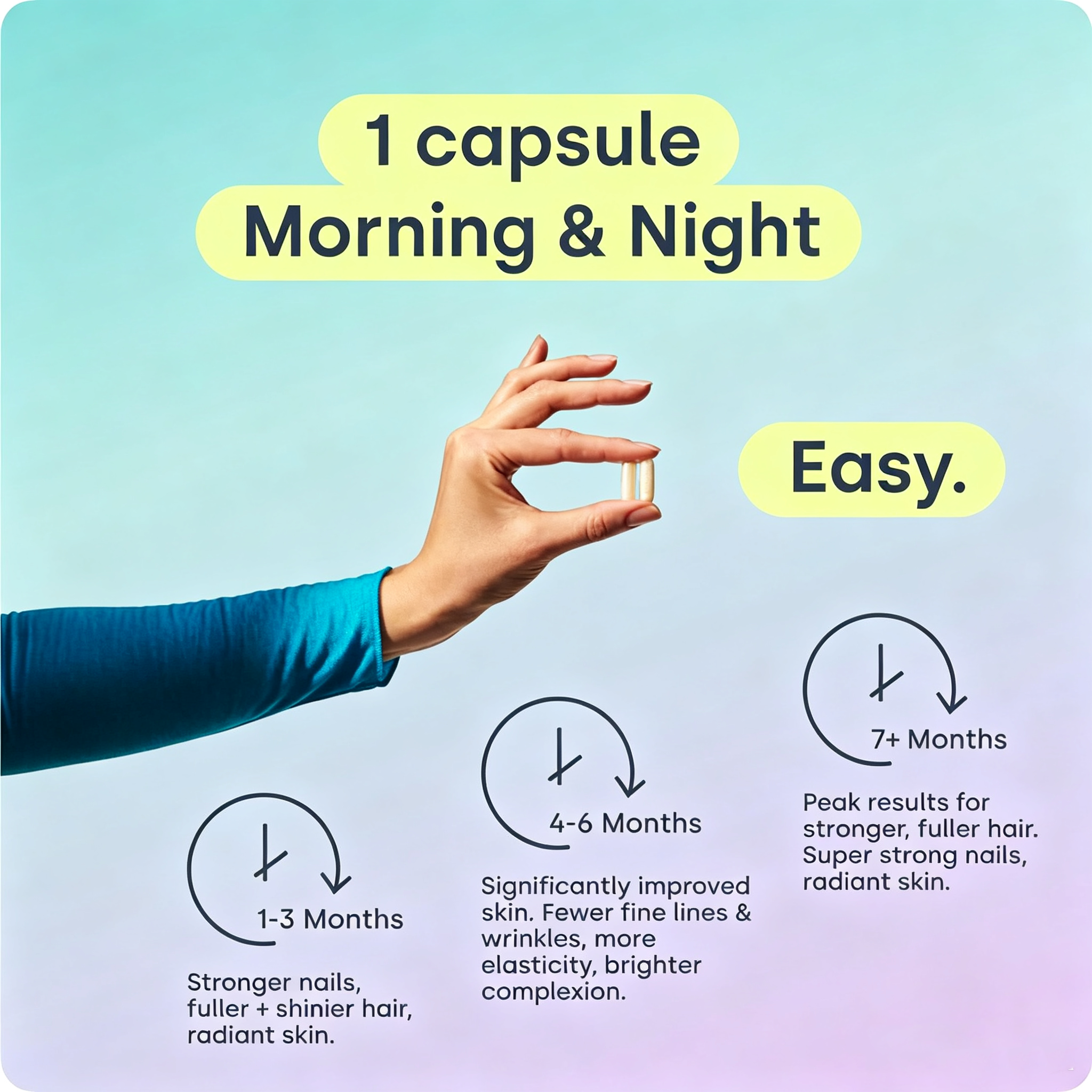 Collagen Supplement Capsules – 120 Capsules | Beauty & Wellness Support Formula - Image 5