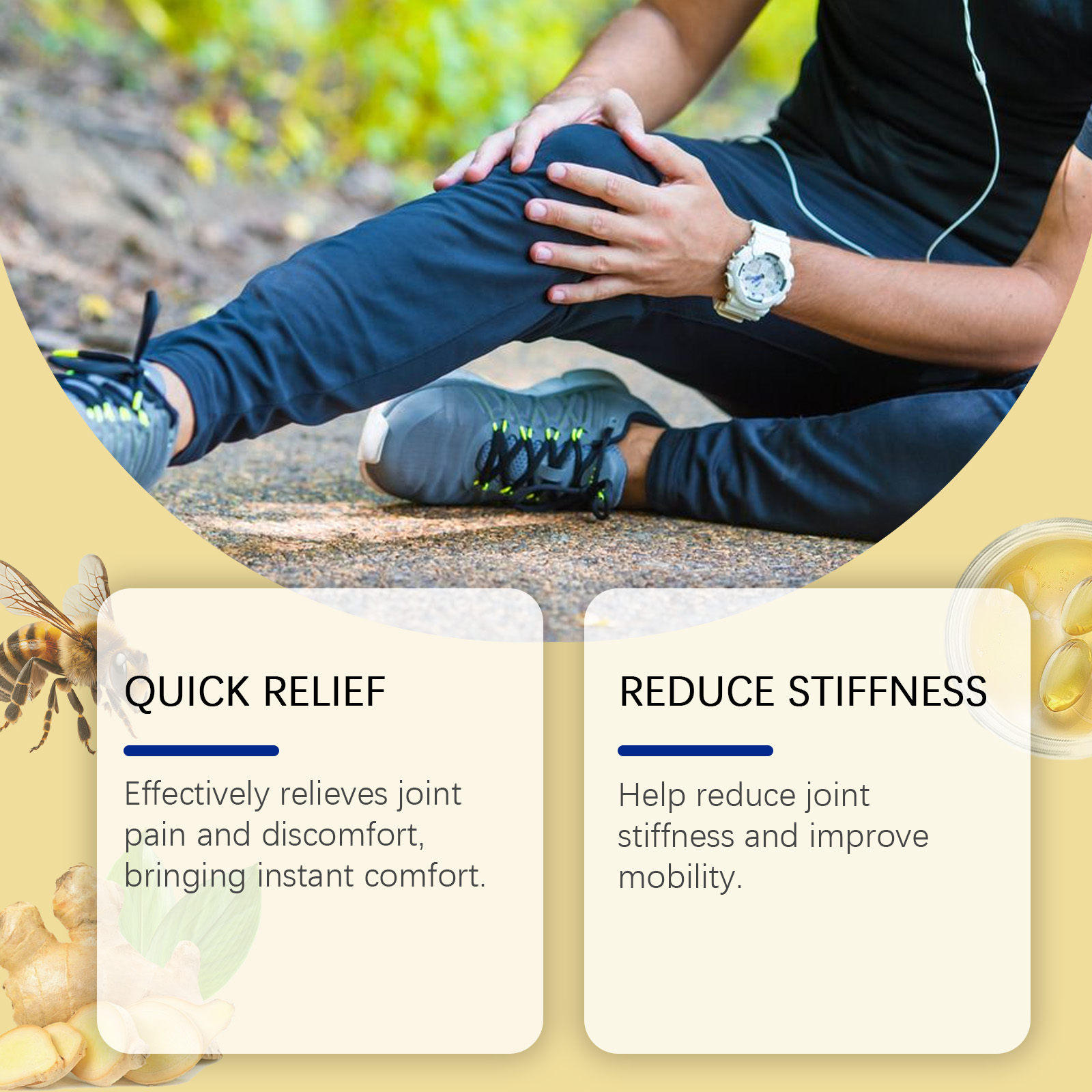 Wiyun Bee Venom Body Massage Cream – Gentle Daily Care for Knees, Wrists & Joints - Image 4
