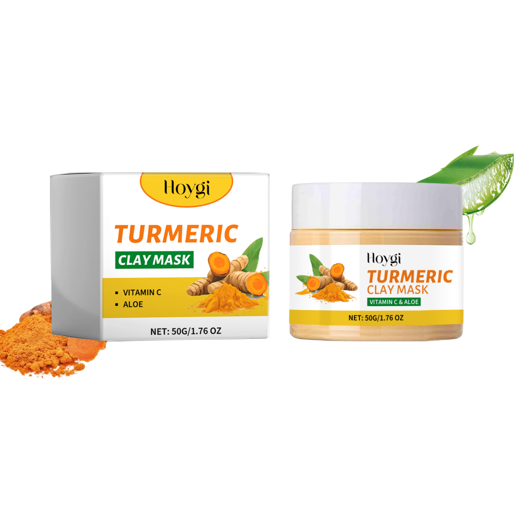 Hoygi Turmeric Mud Mask – Cleansing Face Mask for Refreshed, Healthy-Looking Skin