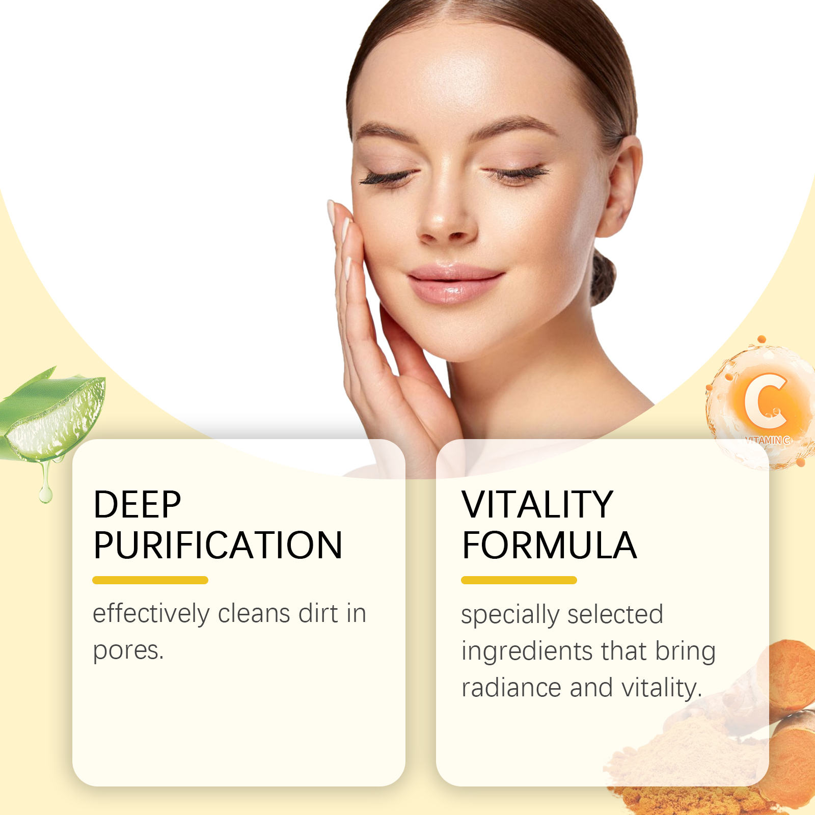 Hoygi Turmeric Mud Mask – Cleansing Face Mask for Refreshed, Healthy-Looking Skin - Image 3