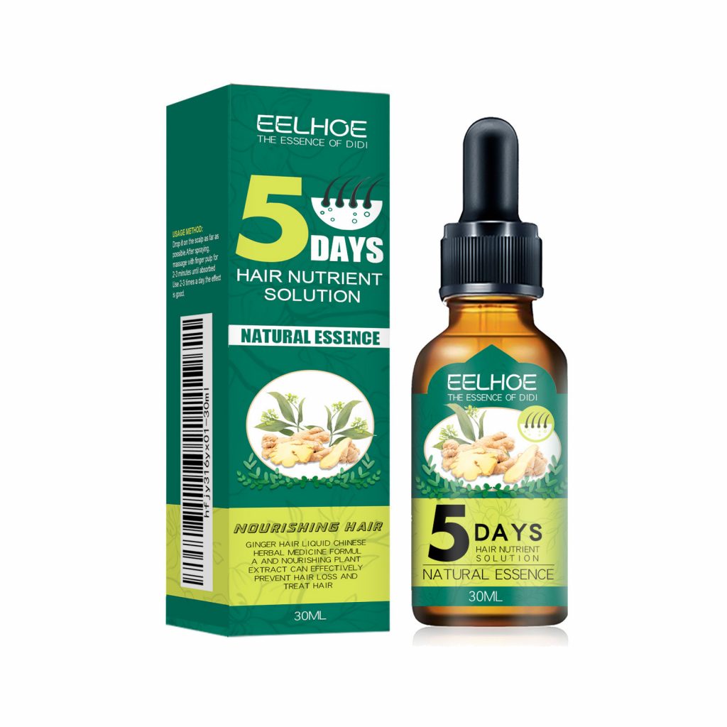 EELHOE Ginger Hair Oil – Lightweight Nourishing Oil for Hair Smoothing & Care