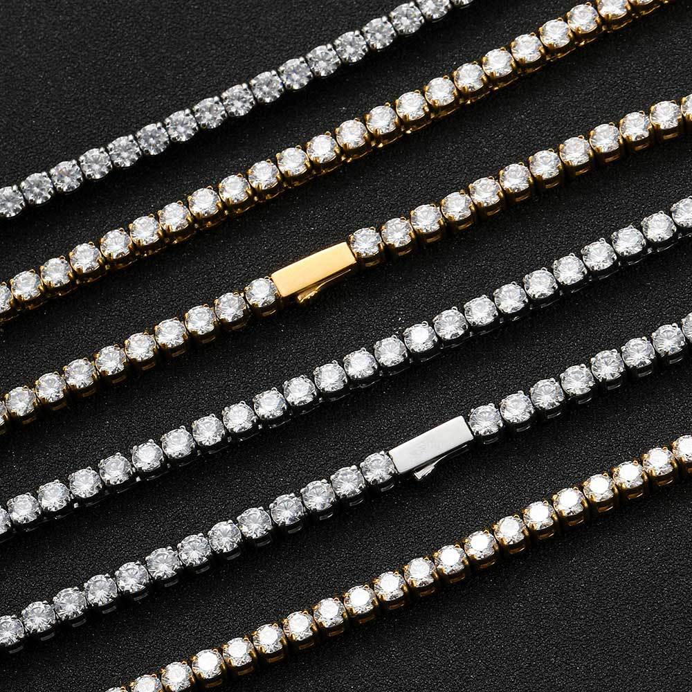 Premium 4mm Stainless Steel Chain Necklace – Sleek Minimalist Jewelry