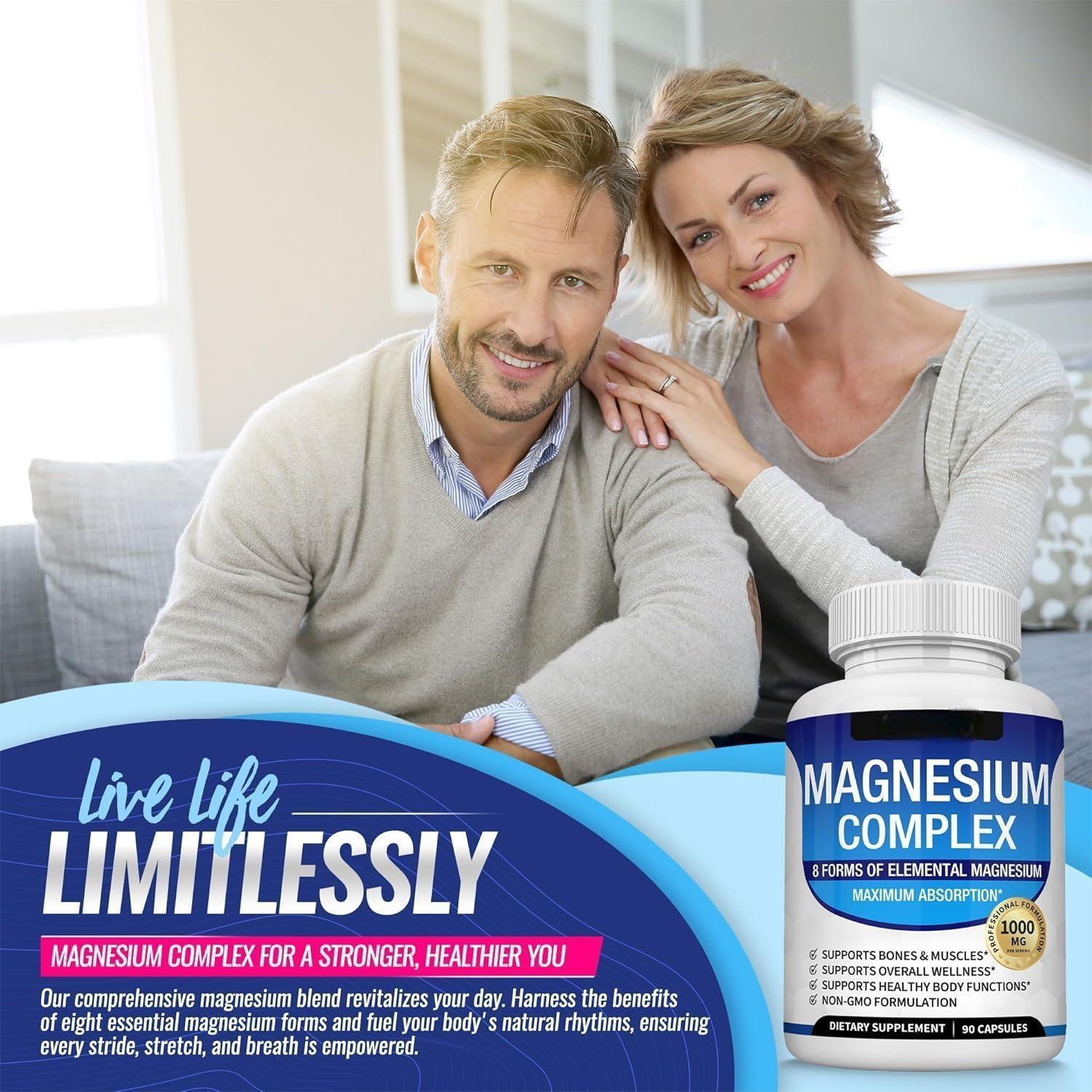 Premium Magnesium Glycinate Capsules – 90 Capsules for Daily Wellness - Image 4